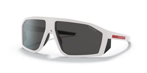 Prada Linea Rossa PS 08WS 67 Dark Grey & Matte White 